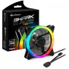 Ventiliatorius korpusui SHARKOON SHARK Blades 120mm ARGB - Juodas