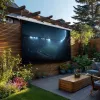 Maclean MC-561 elektrinis projektorinis ekranas 135 colių 300x168 cm 16:9 su sieniniu valdikliu ir nuotolinio valdymo pultu
