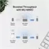 Belaidis USB tinklo adapteris MERCUSYS MA30N – dviejų juostų Wi-Fi (2,4/5 GHz), 400/867 Mbps, USB 2.0, vidinė antena, baltas