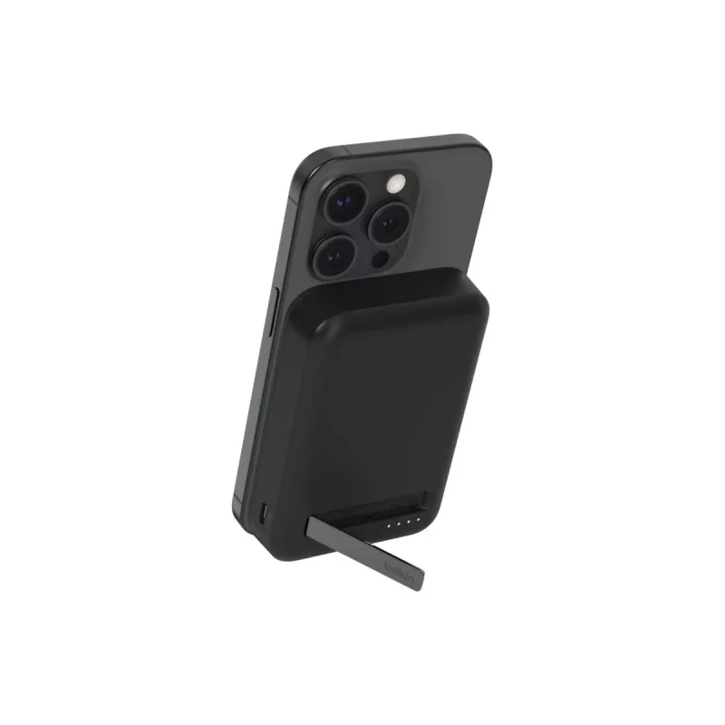 Belkin BoostCharge Pro magnetinė Qi2 išorinė baterija, 10000 mAh, 15 W, juoda