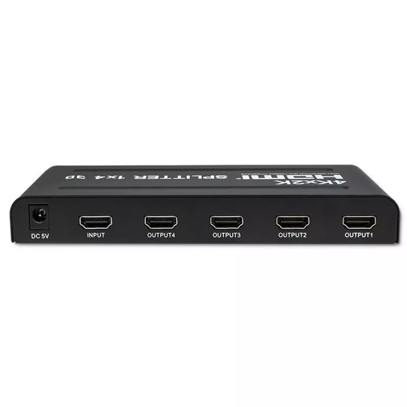 Qoltec 51798 Aktyvus HDMI skirstytuvas 4 x HDMI 4K x 2K | 3.4 Gb/s