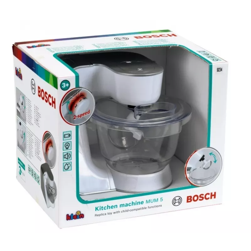 Virtuvės robotas KLEIN Bosch Silver 9234 – žaislinė virtuvinio kombaino replika