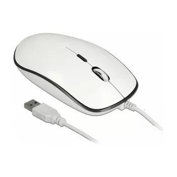 DeLOCK 12532 Pelė biuro ambidekstrinė USB Type-A optinė 3200 DPI