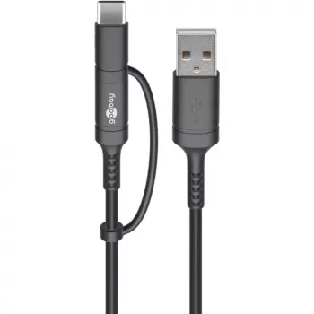 USB laidas Goobay 71892 Juodas