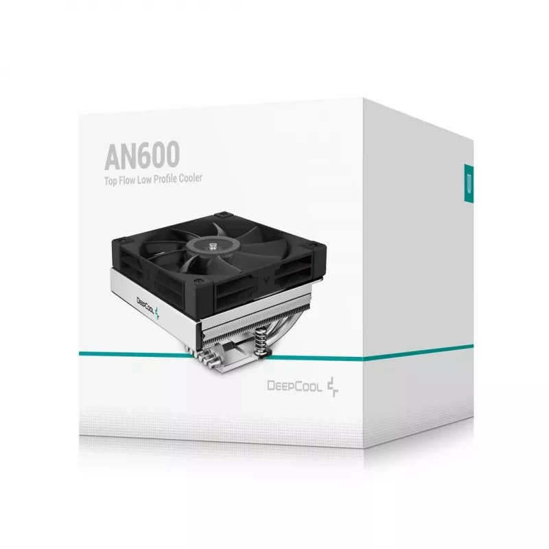 Oro aušintuvas DeepCool AN600 12 cm Aliuminis Juodas 61.56 cfm