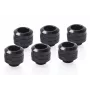 Jungiamųjų detalių rinkinys Alphacool 17475 — žalvarinės jungtys, juodos, Ø 22 mm, H 20 mm