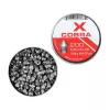Šratas UMAREX Pointed Ribbed Shot Cobra 6,35 mm, 1,56 g, sidabrinis, 200 vnt.