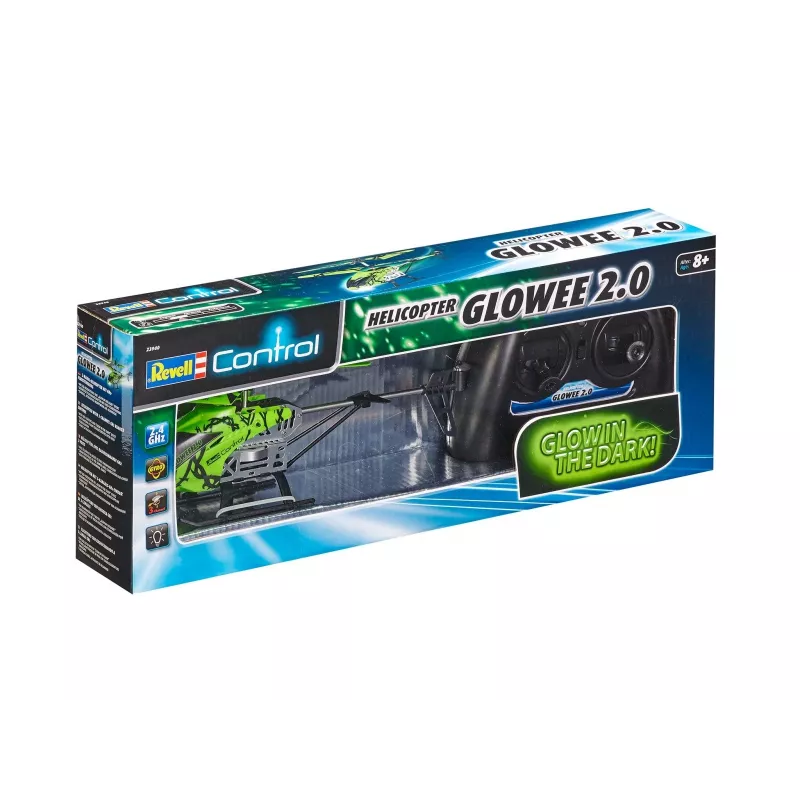 Sraigtasparnis Revell GLOWEE 2.0 su giroskopu, LiPo 250 mAh, nuo 8 metų