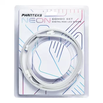 LED juosta PHANTEKS PH-NELEDKT_CMBO_WT01 universali 400 mm, balta, 5V, 4,2W (2 vnt.)