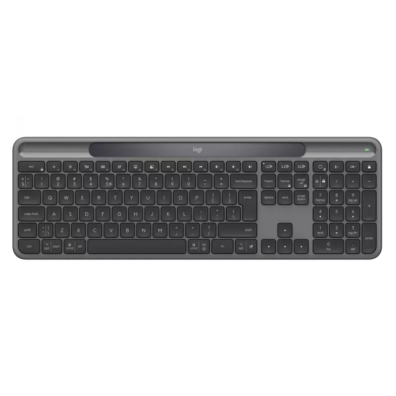 Logitech Signature Slim Solar+ K980 belaidė klaviatūra, grafito spalvos, JAV išdėstymas
