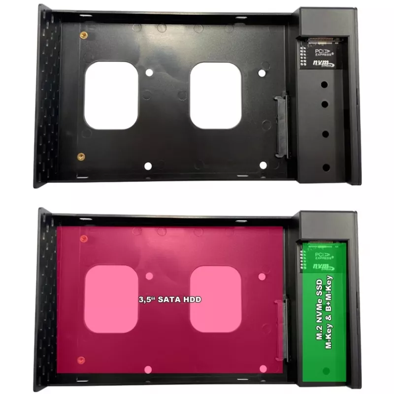 Išorinis HDD/SSD dėklas LC-Power LC-DOCK-C-35-M2 3.5 colio USB Type-C 10 Gbit/s