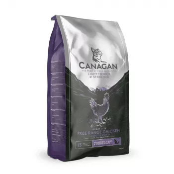 Canagan sausas kačių maistas Light/Senior 1,5kg