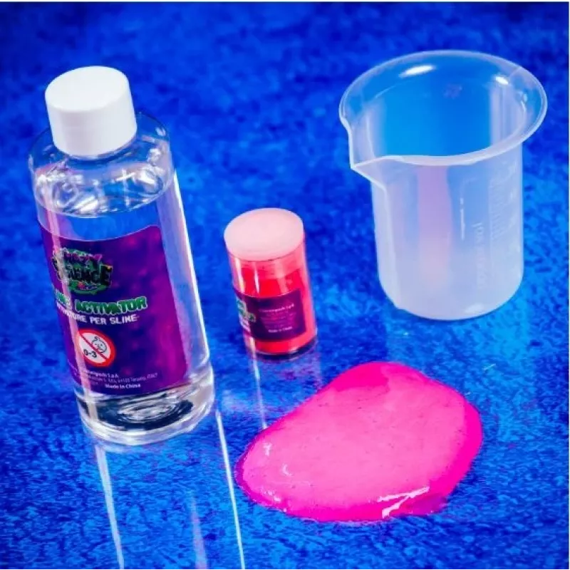 Liscianigiochi mokslo rinkinys Crazy Science Slime Chameleon 304-PL89246 – edukacinis gleivių eksperimentų rinkinys