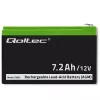 Qoltec 53062 AGM akumuliatorius | 12V | 7,2 Ah | max 108A