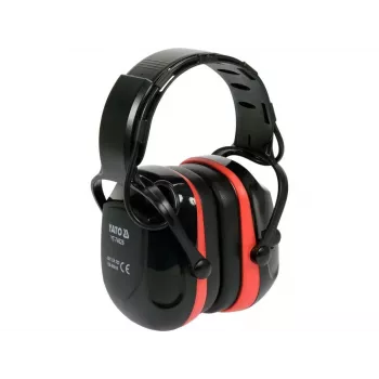 Klausos apsaugos ausinės YATO YT-74626, PVC konstrukcija, Li-Pol akumuliatorius, 348 g