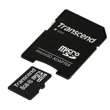 Transcend Premium - „Flash“ atminties kortelė (microSDHC su SD adapteriu)