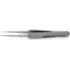 KN 92 21 12 ESD – Preciziniai pincetai su gumuota rankena ESD, 112 mm