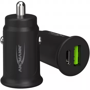 Ansmann 1000-0029 - Automobilinis cigarečių degiklio adapteris - 5 V - Juodas
