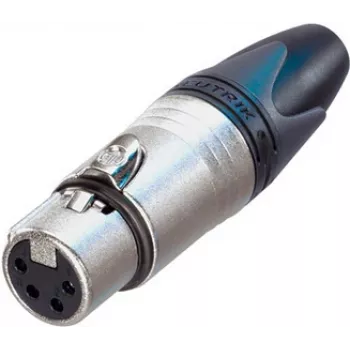 Neutrik NC4FXX juodas jungties priedas