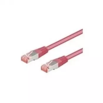 Goobay CAT 6-100 RJ-45 SSTP 1m rausvas tinklo kabelis