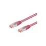 Goobay CAT 6-100 RJ-45 SSTP 1m rausvas tinklo kabelis