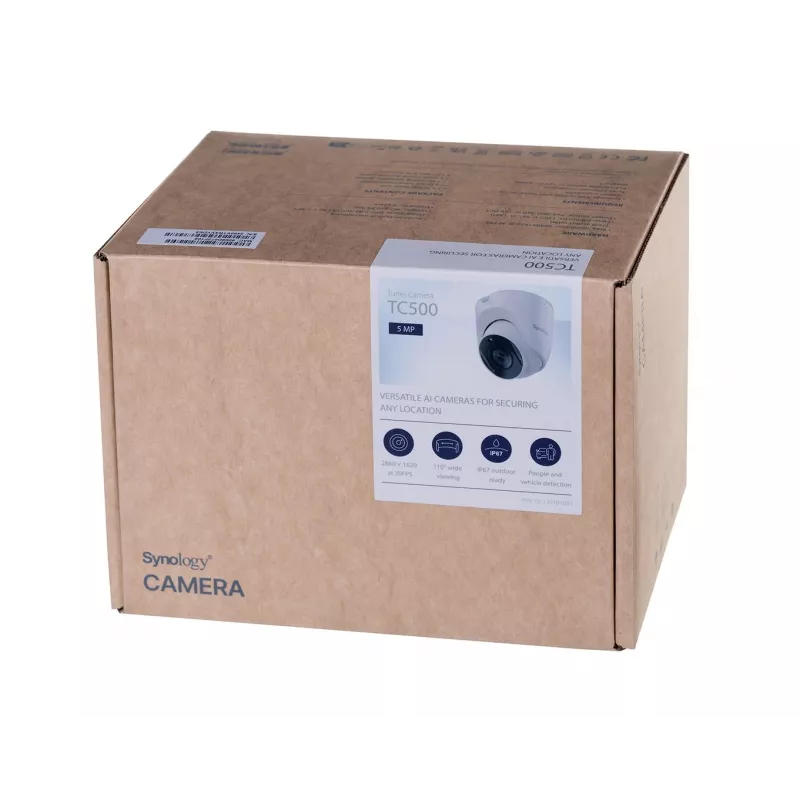 Synology TC500 apsaugos kamera Turret IP lauko ir vidaus 5 MP 2880 x 1620 luboms