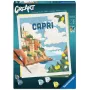 Ravensburger CreArt Capri – spalvinimo pagal skaičius rinkinys su akriliniais dažais