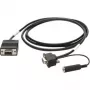 Motorola 25-13227-03R serijinis kabelis, juodas, 1,83 m, DB9