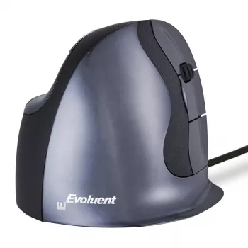 Evoluent VerticalMouse D Medium – Pelė – Ergonomiška – Lazerinė – 6 mygtukai – Laidinė – USB