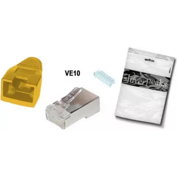 RJ-45 jungtis ShiverPeaks BS72057-Y-10 geltona