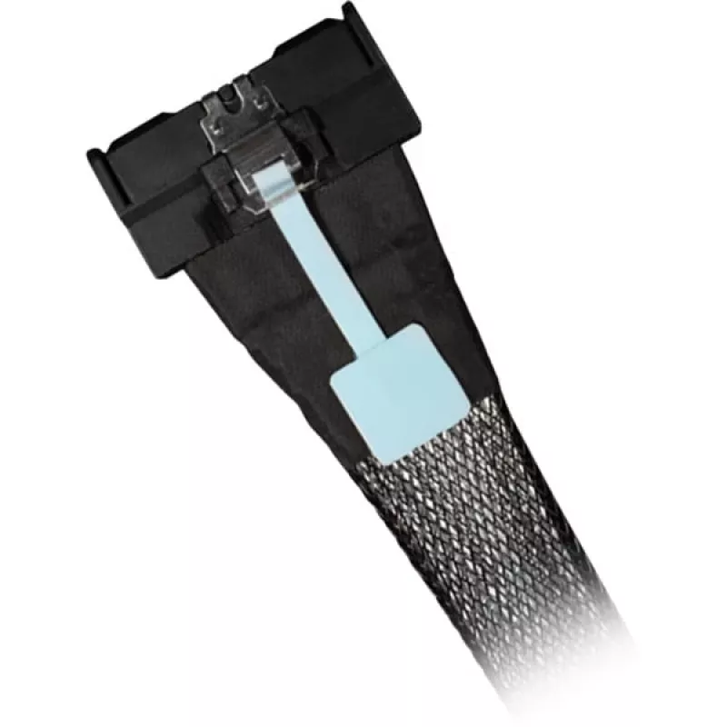 Prievadų adapteris ICY BOX MB413L-B – MCIO 8i SFF-TA-1016 į 2× MCIO 4i SFF-TA-1016