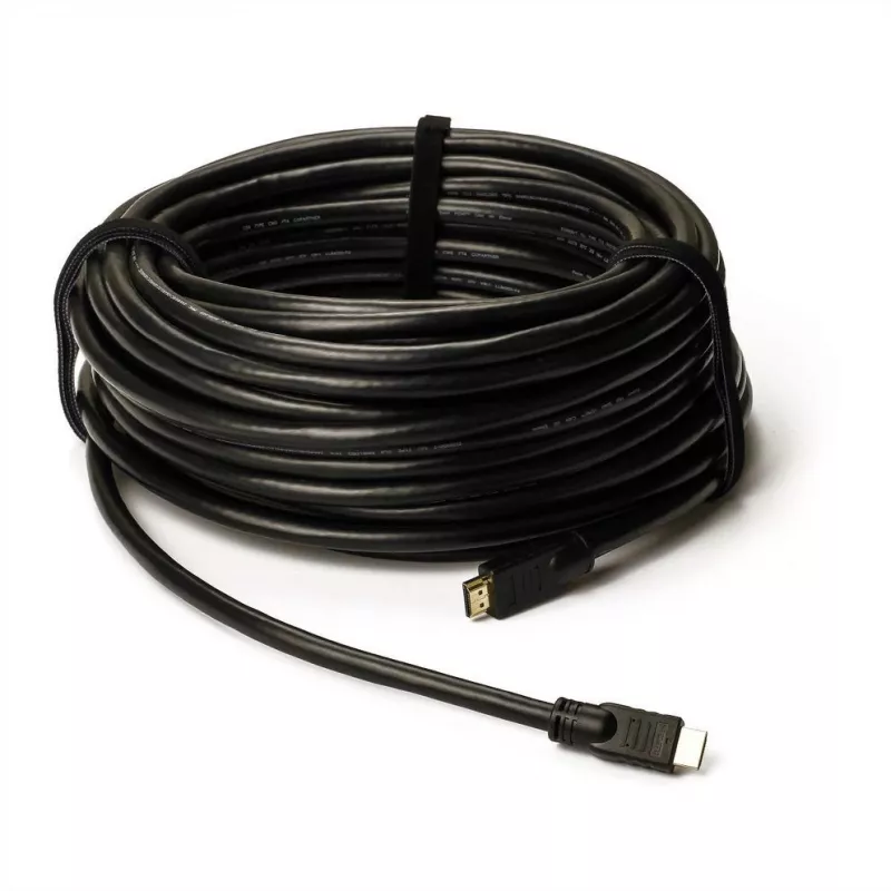 ROTRONIC-SECOMP Roline - Ultra High Speed - HDMI-Kabel mit Ethernet - HDMI männlich zu HDMI männlich - 20 m - abgeschirmt - Schwarz - aktiv, 2160p-Unt