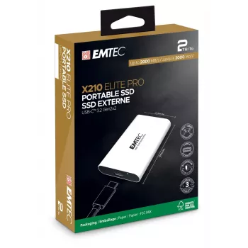 Nešiojamas SSD EMTEC X210 3.2 Gen2 2TB