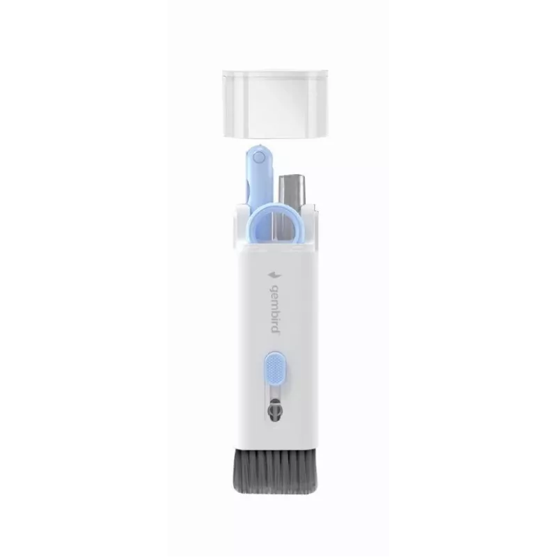 Gembird 7-in-1 Universal Portable Cleaning Kit – Baltas