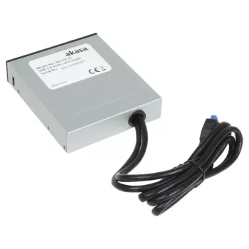 Vidinis kortelių skaitytuvas Akasa AK-ICR-27 USB 3.2 Gen 1 (3.1 Gen 1) Juodas, Pilkas