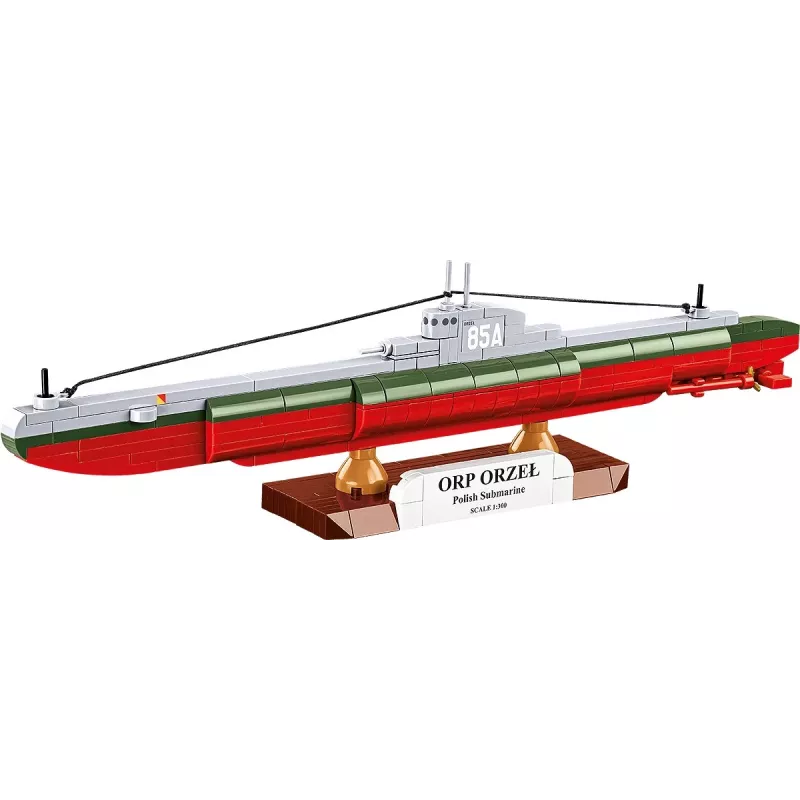 Konstruktorius Cobi ORP Orzeł 193 detalės modelinis laivas