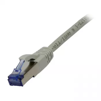 Patch kabelis RJ45 CAT6A 500MHz 1,5m pilkas S-STP (S/FTP) komponentų testuotas (GHMT sertifikuotas) AW