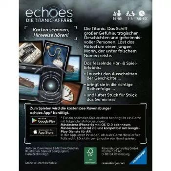 Stalo žaidimas echoes Die Titanic Affair, šeimyninis