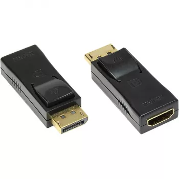 Adapteris HDMI - DisplayPort Alcasa HDMI - DisplayPort F/M juodas