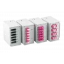 EFB Elektronik Priekinis skydelis 6x SC-D, LC-Quad su 2.8mm varžtų skylutėmis