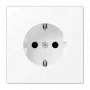 JUNG LS 1520 KI WWM Kištukinis lizdas F tipas, 16A 250V, baltas