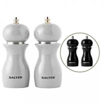 Druskinė ir pipirinė Salter 7613 GYXR, pilkas blizgus apdaila