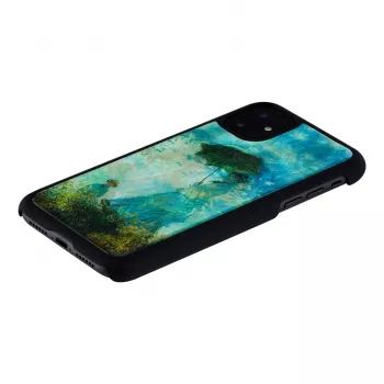 iKins apsauginis dėklas iPhone 11 — Black Camille, perlamutrinė apdaila