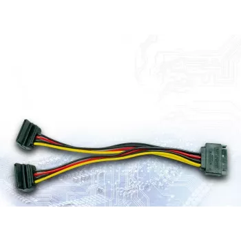 SATA kabelis Inter-Tech 88885532 0,15 m 2 x SATA 15 kaiščių