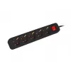 Lanberg PS1-05F-0150-B ilginimo laidas 1,5 m 5x230 V