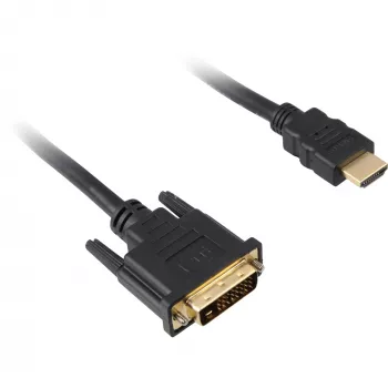 Laidas HDMI/DVI-D Sharkoon 1m