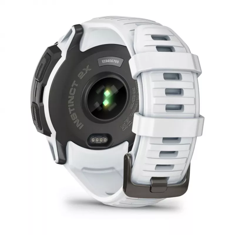 Garmin Instinct 2X Solar 2,79 cm (1,1 inch) MIP 50 mm Skaitmeninis 176 x 176 pikseliai Liečiamas ekranas Baltas GPS
