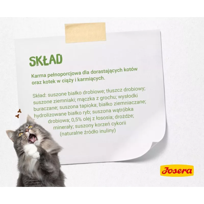 Sausas kačių ėdalas Josera Kitten Poultry 2 kg