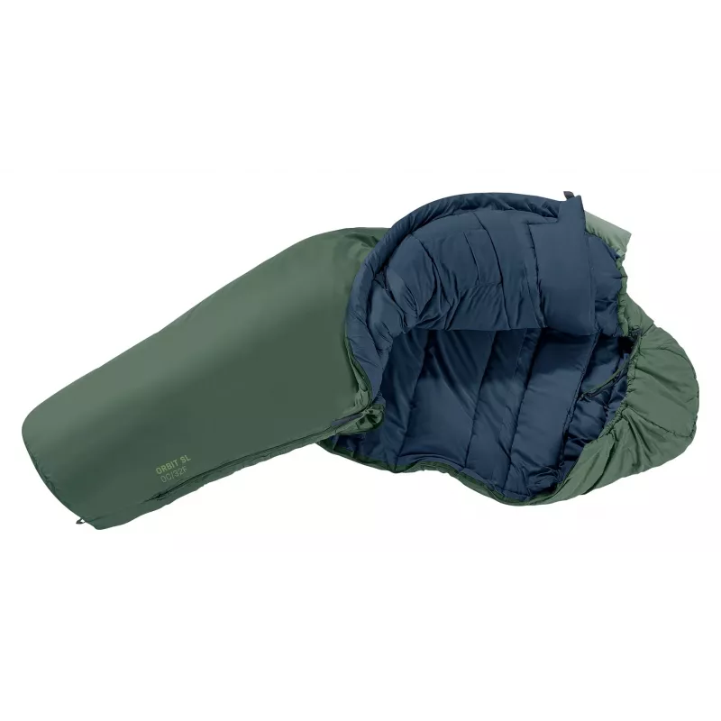 Miegmaišis DEUTER Orbit SL 0°C / 32°F suaugusiems, mumijos formos, PES ripstop audinys, plotis 740 mm, gylis 470 mm