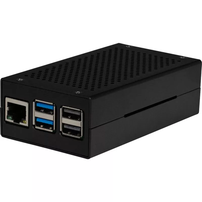 Raspberry Pi RB-ALUCASEP5-M2 Juodas dėklas